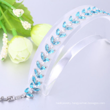 Popular bracelets fancy blue bracelet for christmas gift